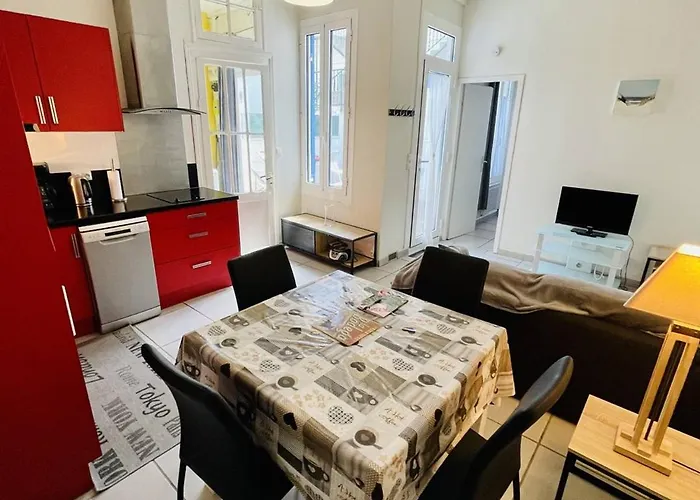 Elegante Maisonnette A 230m De La Avec Terrasse, Clim, Wifi - Ideale 5 Pers., - Fr-1-433-100 Apartment *